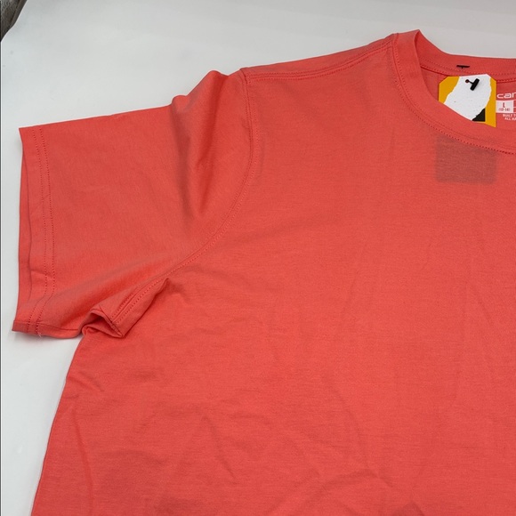 Carhartt Boxy Fit Short Sleeve T-Shirt in Pink Salmon - Picture 3 of 8